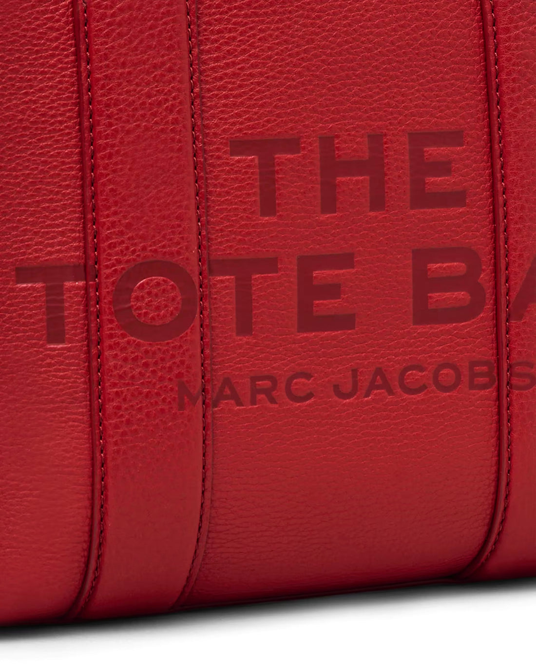Marc Jacobs The Leather Small Tote Bag - TRUE RED