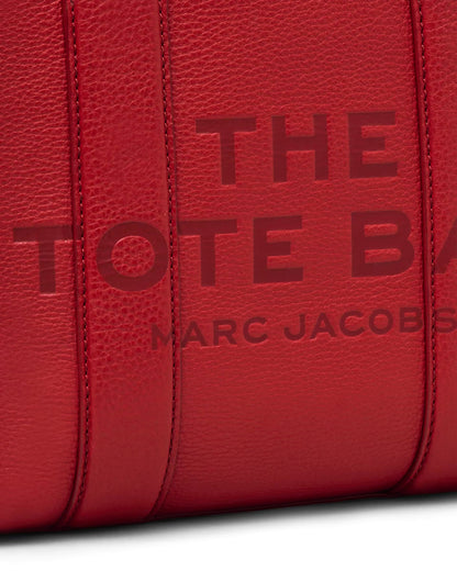 Marc Jacobs The Leather Small Tote Bag - TRUE RED