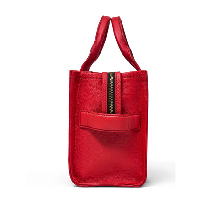 Marc Jacobs The Leather Small Tote Bag - TRUE RED