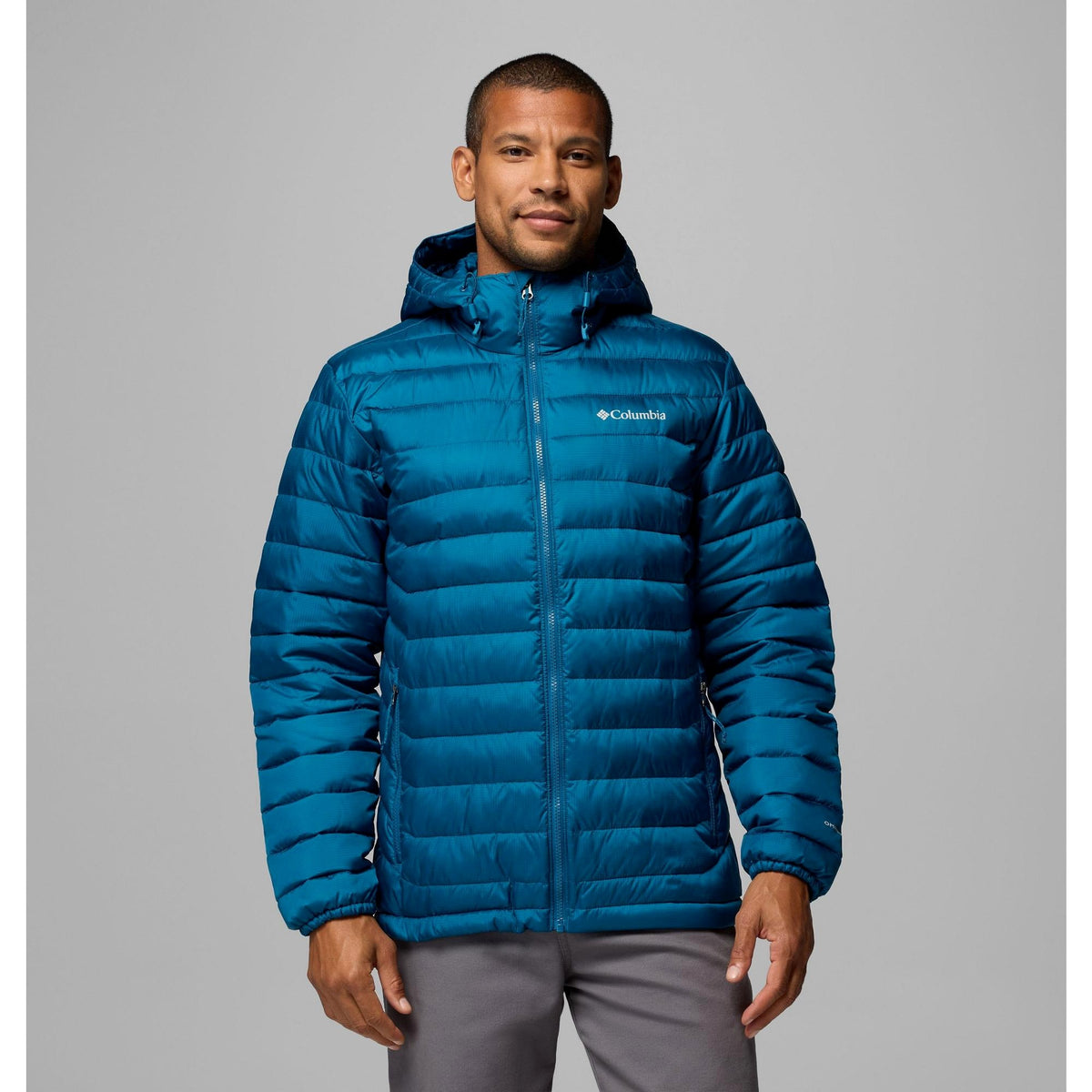 Columbia Men's Powder Lite II Hooded Jacket - Phoenix Blue Ripstop