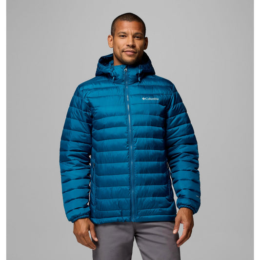 Columbia Men's Powder Lite II Hooded Jacket - Phoenix Blue Ripstop