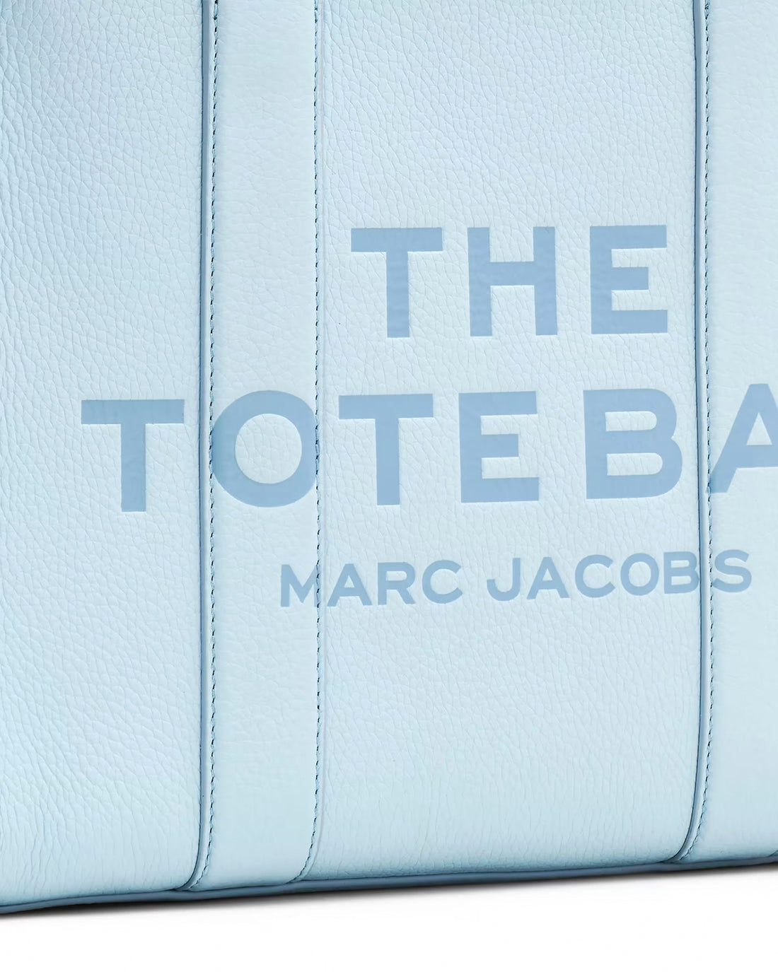 Marc Jacobs The Leather Medium Tote Bag - CLOUD BLUE