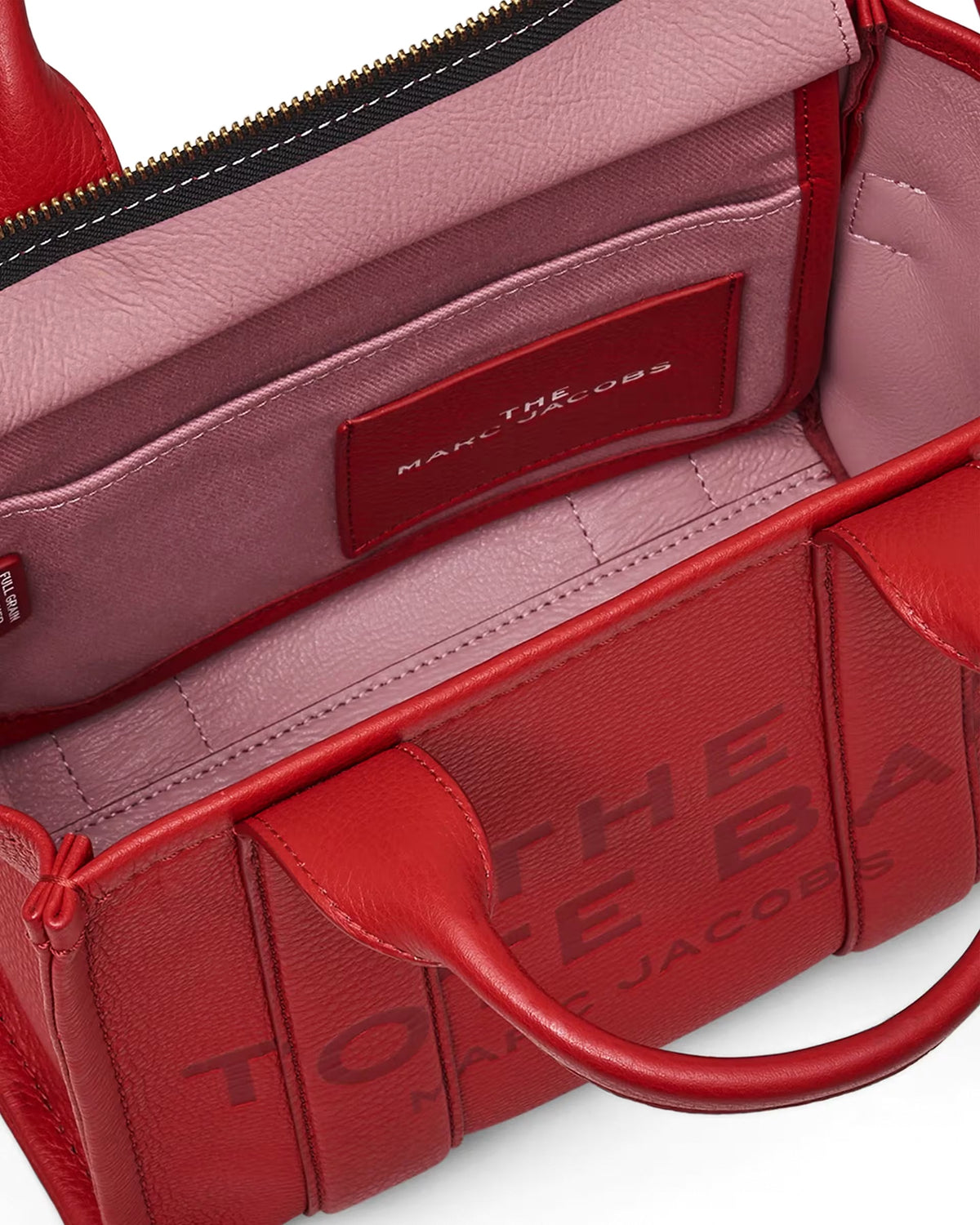 Marc Jacobs The Leather Small Tote Bag - TRUE RED