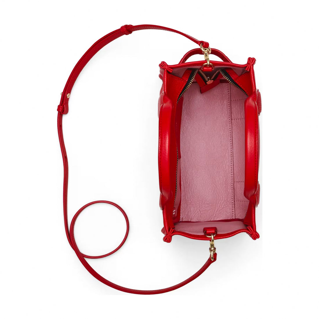 Marc Jacobs The Leather Small Tote Bag - TRUE RED