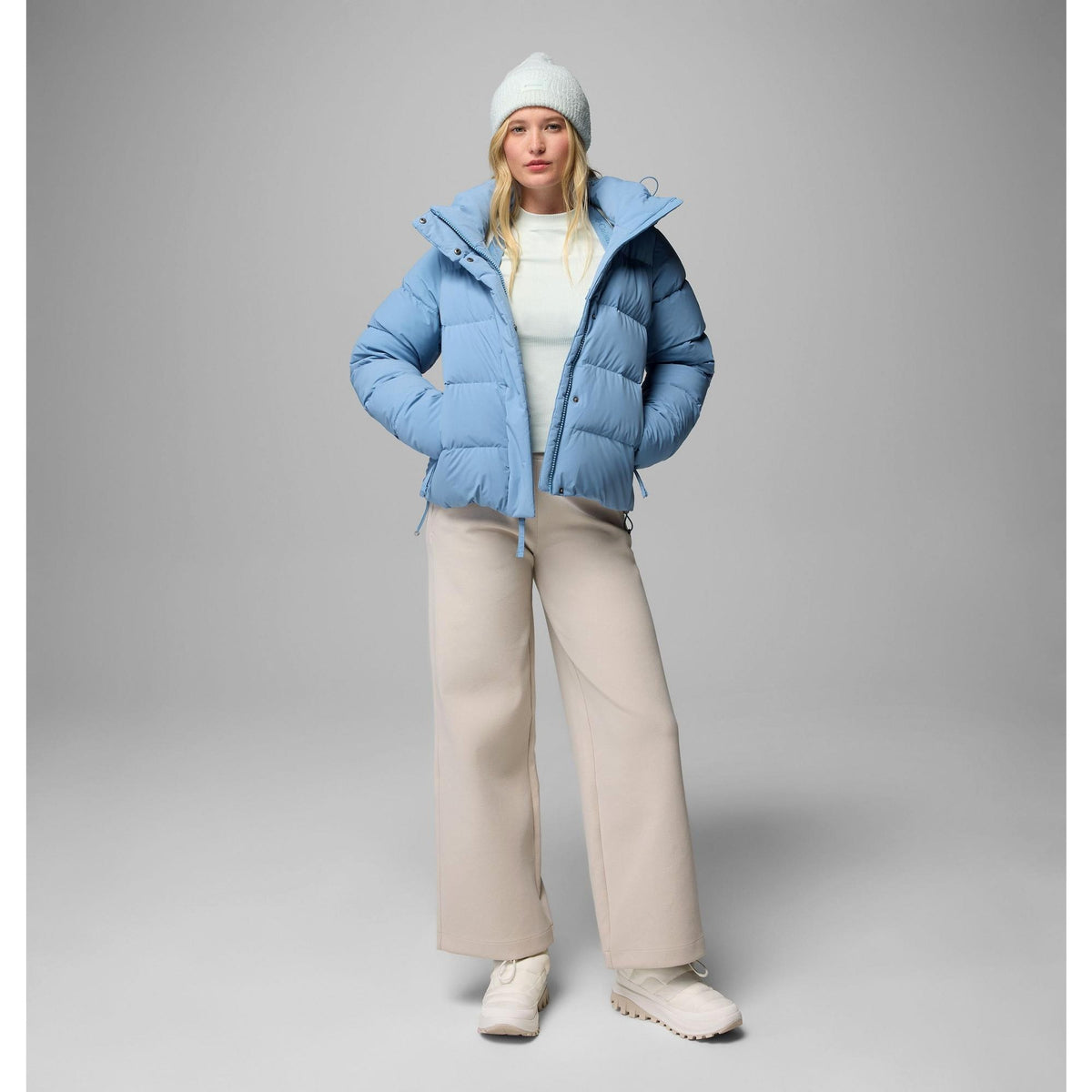 Columbia Women's Amaze Puff Hooded Jacket - Rainy Day
