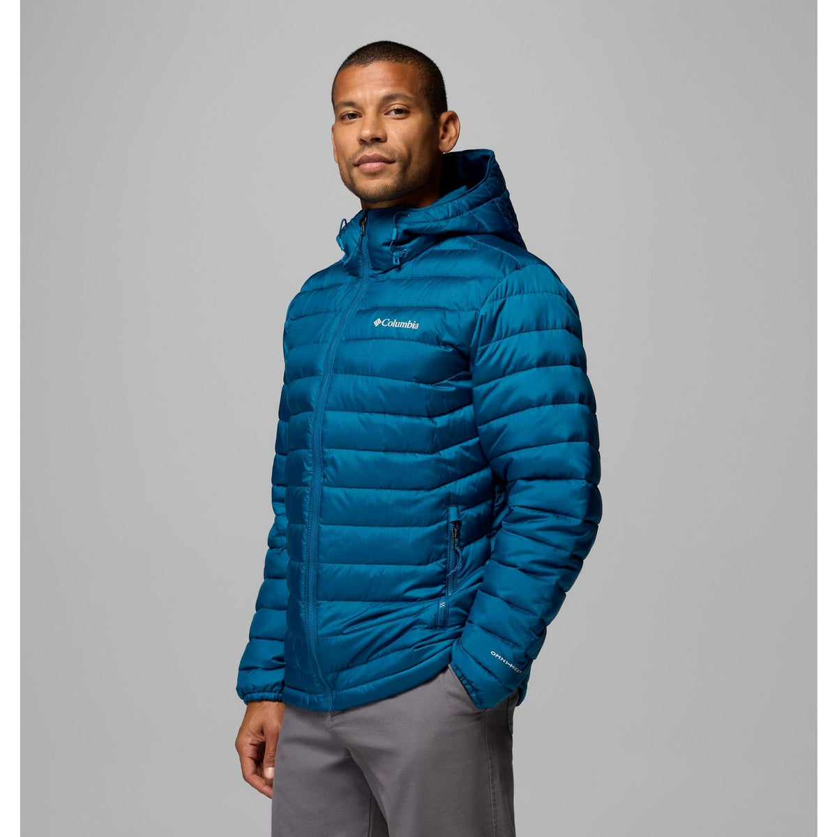 Columbia Men's Powder Lite II Hooded Jacket - Phoenix Blue Ripstop