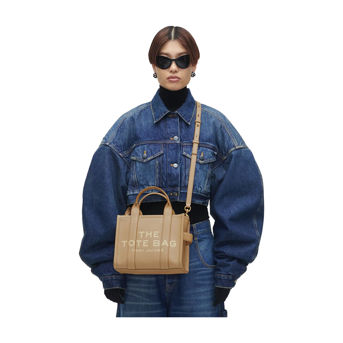 Marc Jacobs The Leather Small Tote Bag - CAMEL
