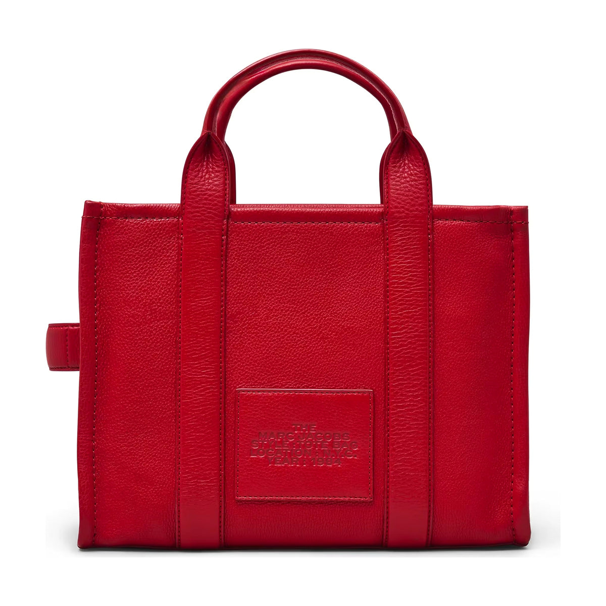 Marc Jacobs The Leather Medium Tote Bag - TRUE RED