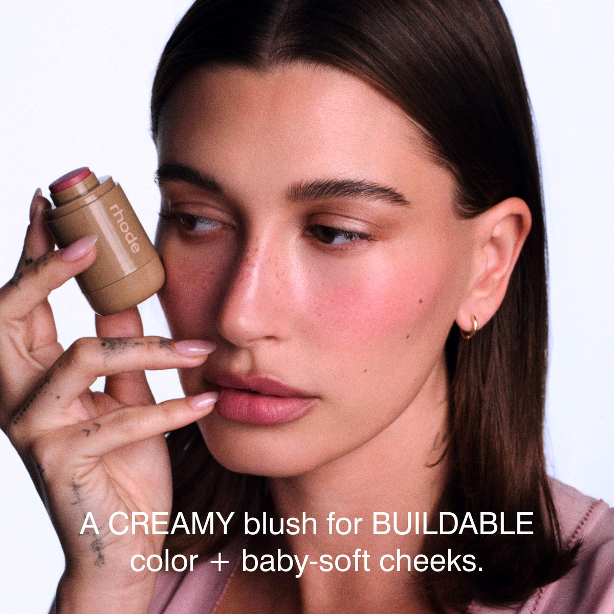 Rhode Pocket Blush Buildable Hydrating Cream Blush - Teacup