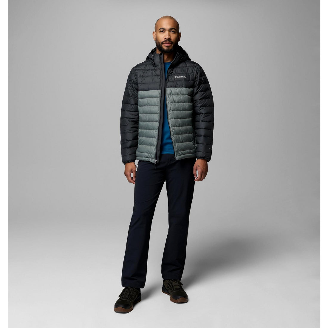 Columbia Men's Powder Lite II Hooded Jacket - Sedona Sage, Shark
