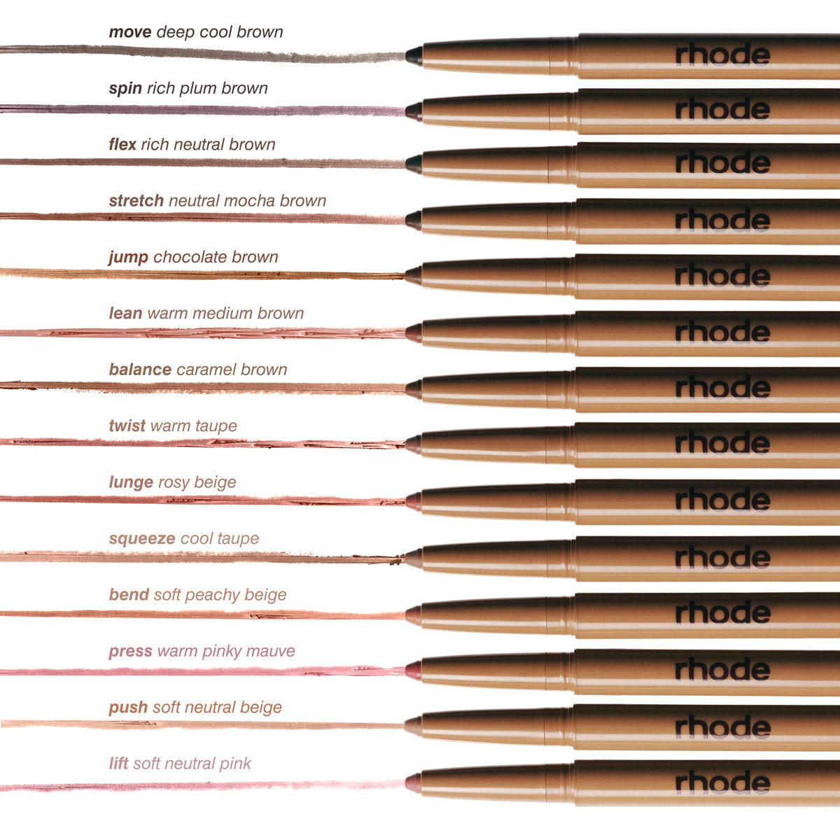 Rhode Peptide Lip Shape Contouring Lip Shaper - Spin - rich plum brown