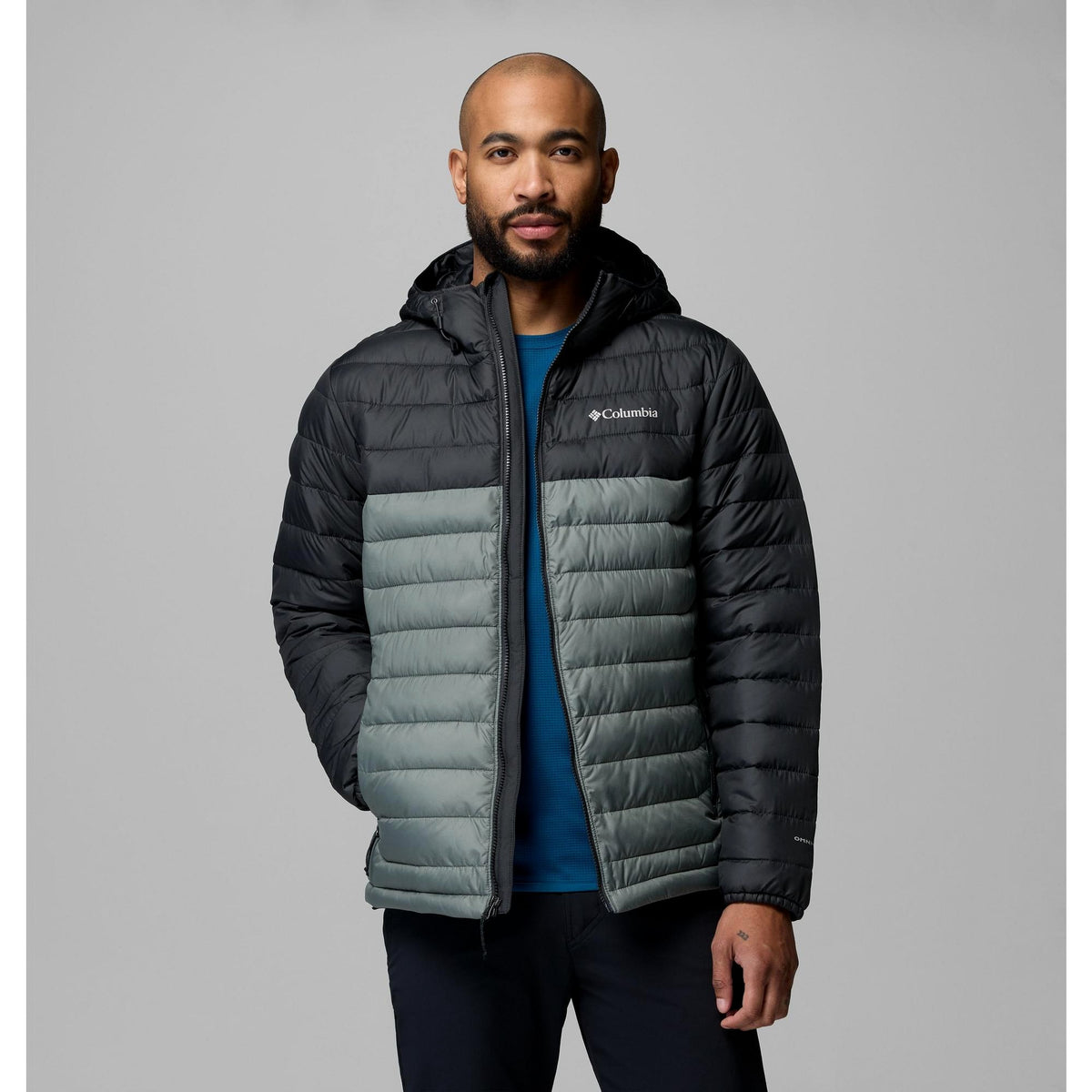Columbia Men's Powder Lite II Hooded Jacket - Sedona Sage, Shark