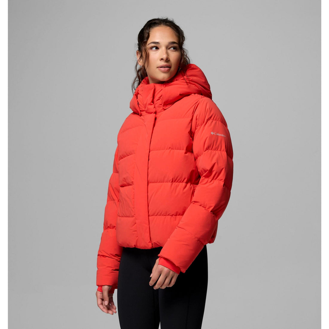 Columbia Women's Amaze Puff Hooded Jacket - Poppy Red