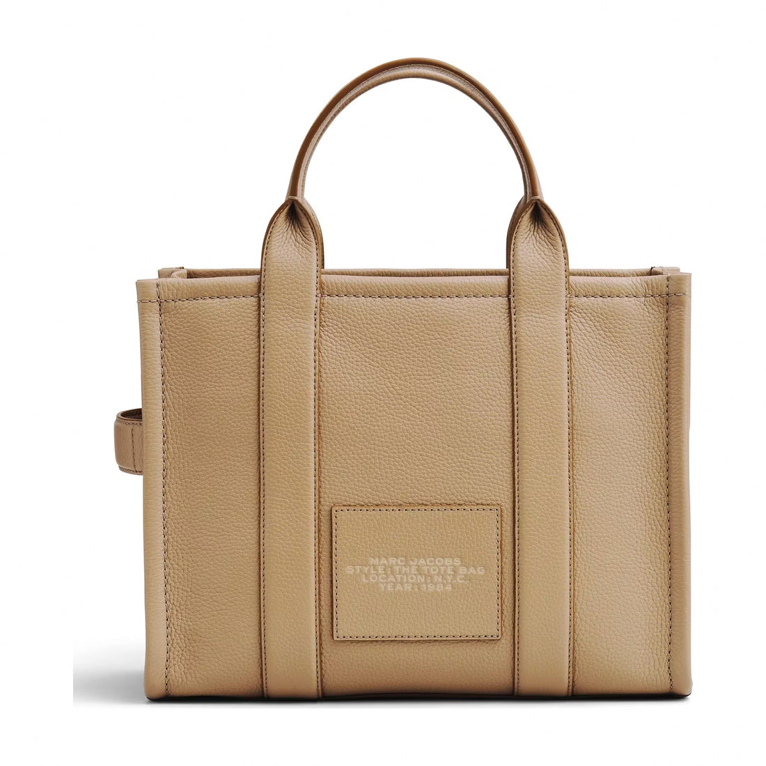 Marc Jacobs The Leather Medium Tote Bag - CAMEL