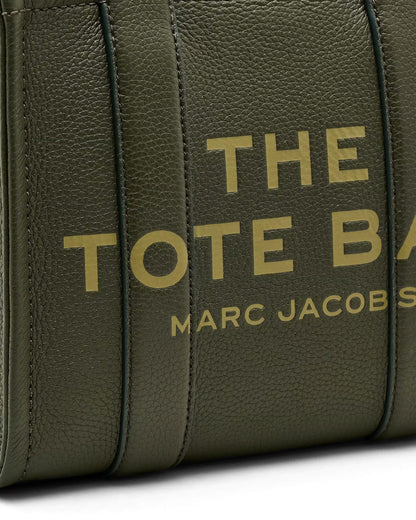 Marc Jacobs The Leather Small Tote Bag - FOREST