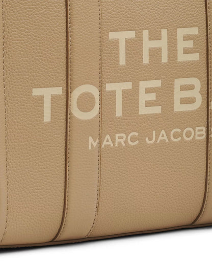 Marc Jacobs The Leather Medium Tote Bag - CAMEL