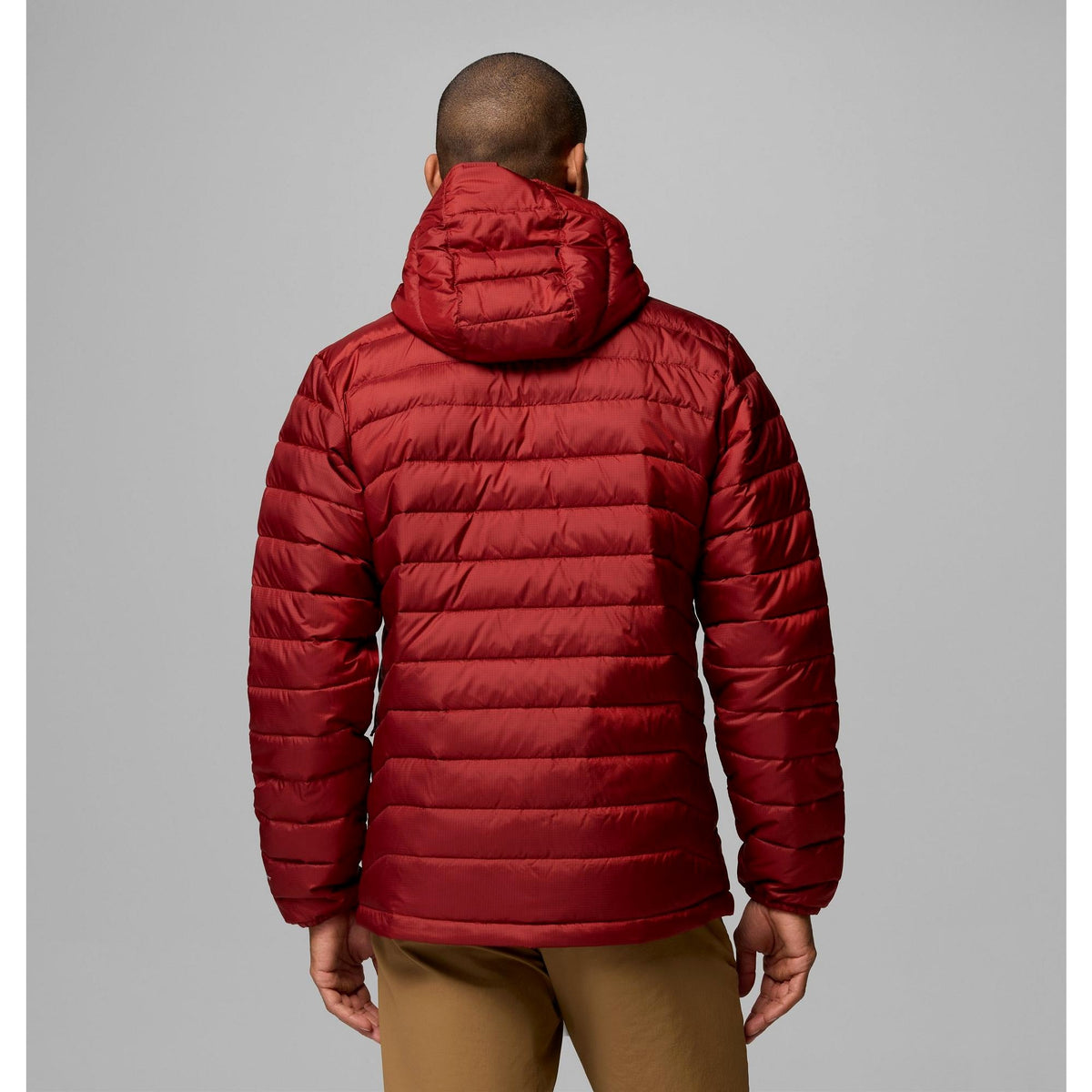 Columbia Men's Powder Lite II Hooded Jacket - Red Oxide Ripstop