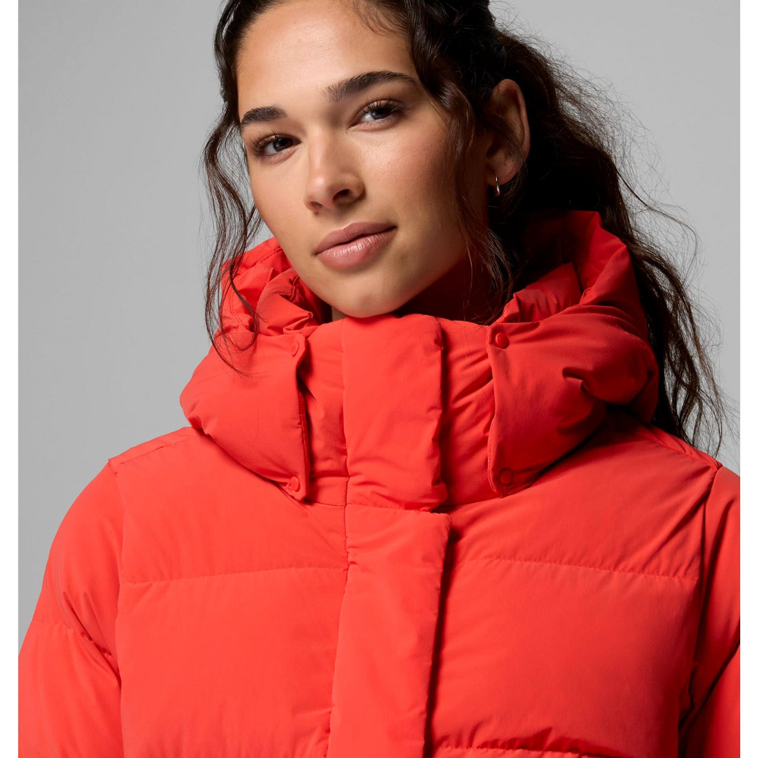 Columbia Women's Amaze Puff Hooded Jacket - Poppy Red