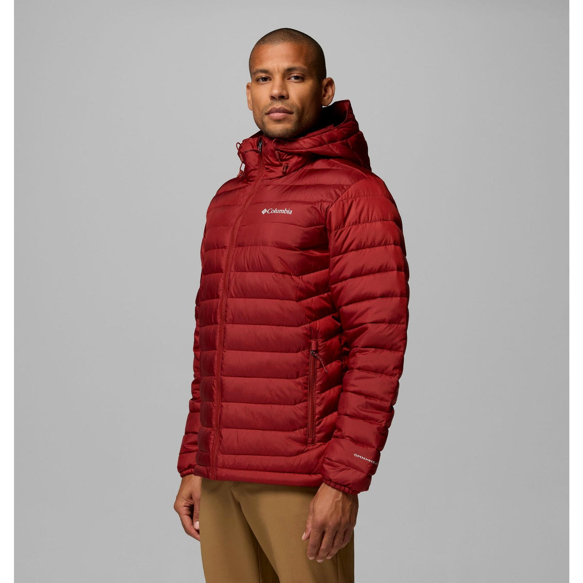 Columbia Men's Powder Lite II Hooded Jacket - Red Oxide Ripstop
